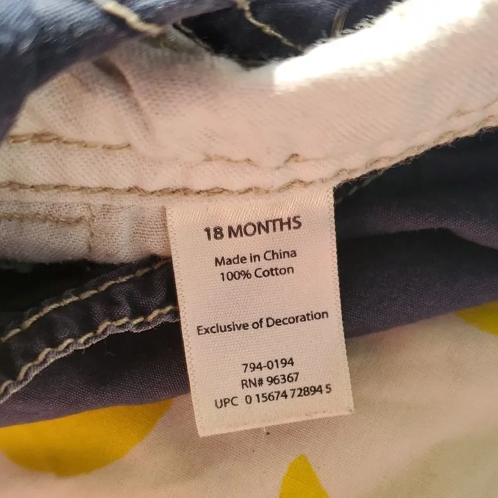 OshKosh B'gosh 18 Months Dark Blue Toddler Overalls 🌏5/$10🌏